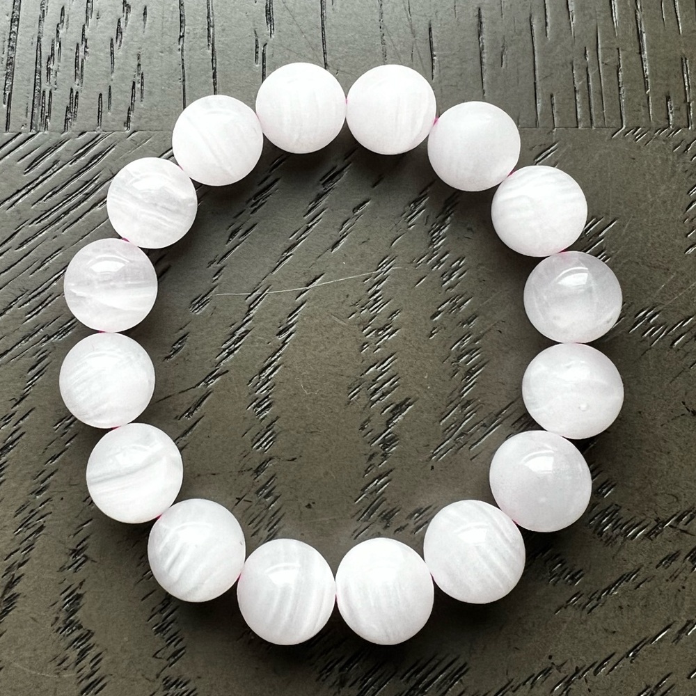 Pink Calcite bracelet 12mm